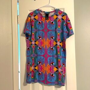 Nooworks Abstract TShirt Dress - M